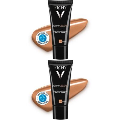 Vichy Dermablend Make-up 55 2x 2x30 ml Make up Vichy Dermablend Make-up 55 2x 2x30 ml Make up