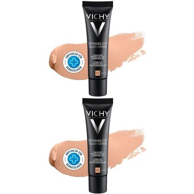 Vichy Dermablend 3D Make-up 45 2x 2x30 ml Make up Vichy Dermablend 3D Make-up 45 2x 2x30 ml Make up
