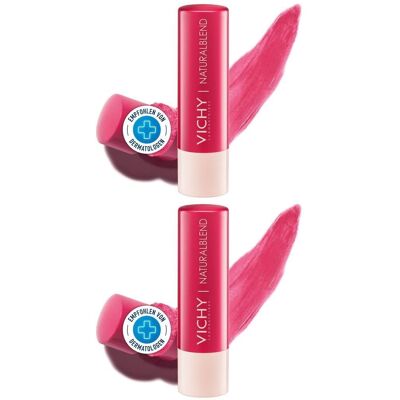 Vichy Naturalblend getönter Lippenbalsam pink 2x 2x4,5 g Stifte Vichy Naturalblend getönter Lippenbalsam pink 2x 2x4,5 g Stifte