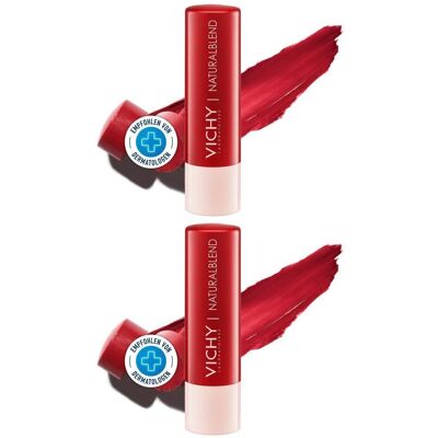 Vichy Naturalblend getönter Lippenbalsam rot 2x 2x4,5 g Stifte Vichy Naturalblend getönter Lippenbalsam rot 2x 2x4,5 g Stifte