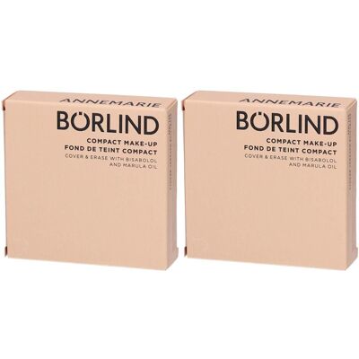 ANNEMARIE BÖRLIND Börlind Kompakt Make-up light 2x 2x10 g Creme ANNEMARIE BÖRLIND Börlind Kompakt Make-up light 2x 2x10 g Creme