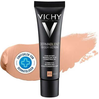 Vichy Dermablend 3D Correction Foundation Gold SPF 25 16HR - Fettige Haut Vichy Dermablend 3D Correction Foundation Gold SPF 25 16HR - Fettige Haut