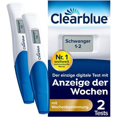 Clearblue Schwangerschaftstest Digital Wochen - Schwangerschaftstest Clearblue Schwangerschaftstest Digital Wochen - Schwangerschaftstest