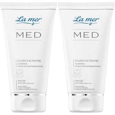 LA MER MED Duschcreme o.Parfum 2x 2x150 ml Duschgel LA MER MED Duschcreme o.Parfum 2x 2x150 ml Duschgel