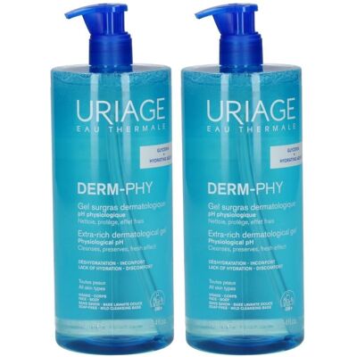 Uriage Derm-Phy Duschgel 2x 2x1 l Gel Uriage Derm-Phy Duschgel 2x 2x1 l Gel