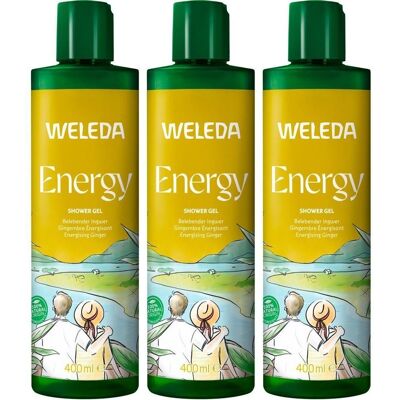 Weleda Energy Shower Gel Ingwer x3 3x400 ml Duschgel Weleda Energy Shower Gel Ingwer x3 3x400 ml Duschgel