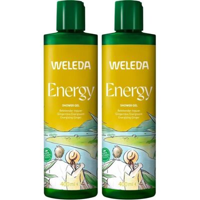 Weleda Energy Shower Gel Ingwer x2 2x400 ml Duschgel Weleda Energy Shower Gel Ingwer x2 2x400 ml Duschgel