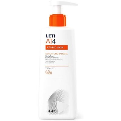 Leti Leti dermo-fat At4 Badgel 750 ml - Duschgel Leti Leti dermo-fat At4 Badgel 750 ml - Duschgel
