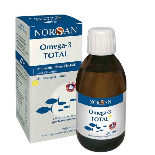 Norsan Omega-3 Total Zitrone 200 ml Flüssigkeit