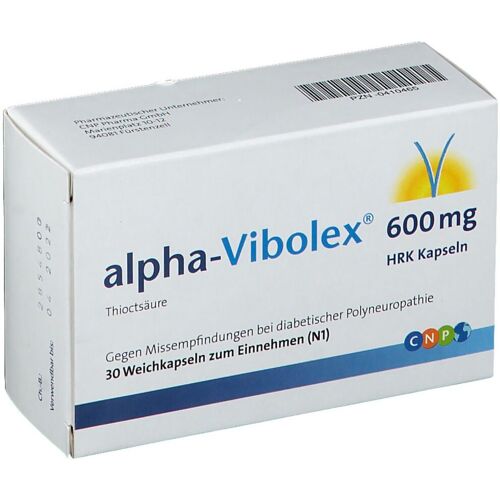 Alpha Vibolex 600 mg HRK Weichkapseln 30 St