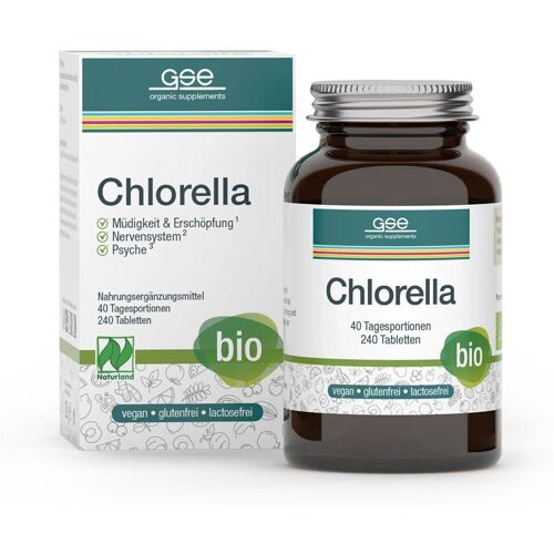 GSE Chlorella 500 mg Bio Naturland Tabletten 240 St