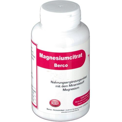 Magnesiumcitrat Berco Kapseln 120 St