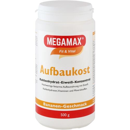 Megamax Aufbaukost Banane Pulver 500 g