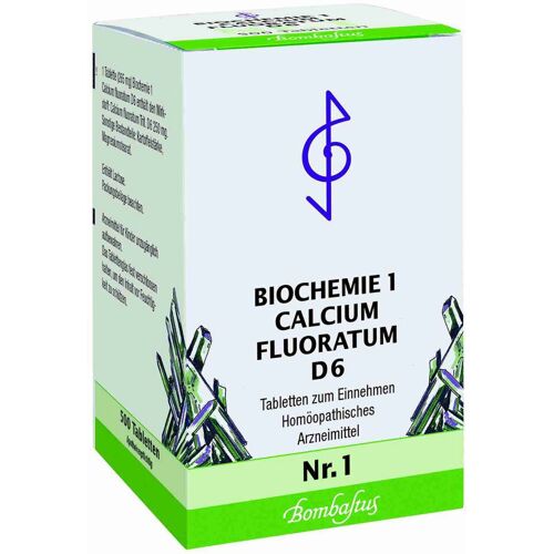 Bombastus Biochemie Biochemie 1 Calcium fluoratum D 6 Tabletten 500 St