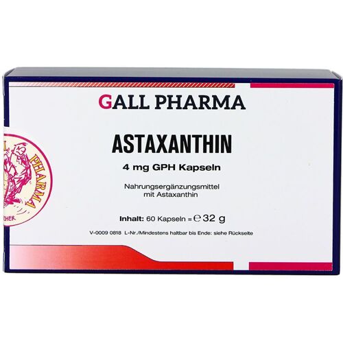 GALL PHARMA Astaxanthin 4 mg GPH Kapseln 60 St