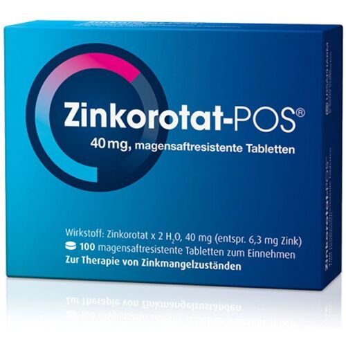 Zinkorotat-POS Zinkorotat POS magensaftresistente Tabletten 100 St magensaftresistent