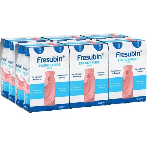 Fresubin Energy Fibre Drink Erdbeere Trinkflasche 24x200 ml Lösung