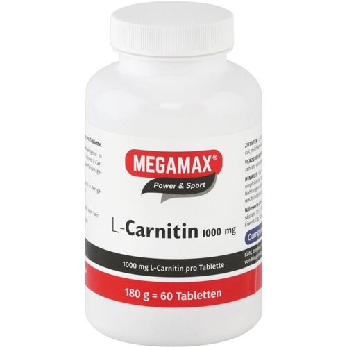 L-Carnitin 1000 mg Megamax Tabletten 60 St