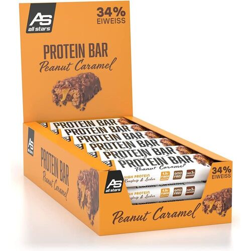 All Stars Protein Bar Peanut-Caramel 18x50 g Riegel