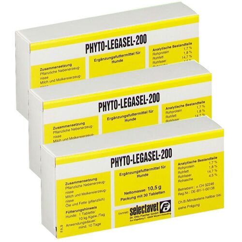 selectavet Phyto-Legasel-200 (6787) Dreierpack 3x30 St Tabletten