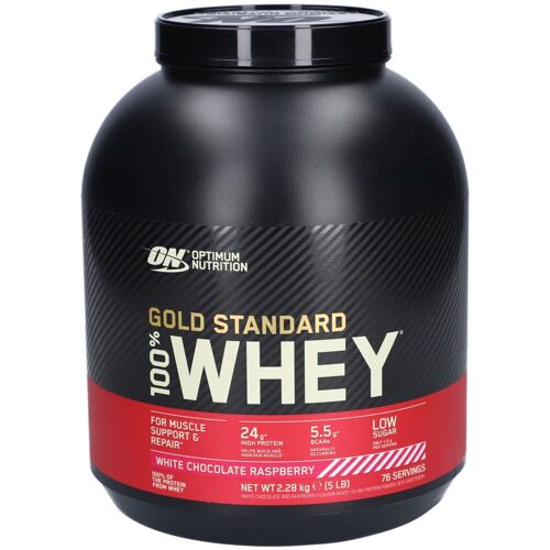 Optimum Nutrition 100% Whey Gold Standard 5LB White Chocolate Raspberry 2280 g Pulver