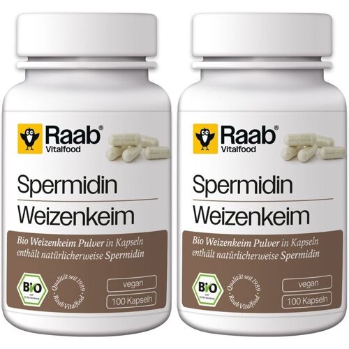 Raab Vitalfood Spermidin Bio Kapseln 2x 2x100 St