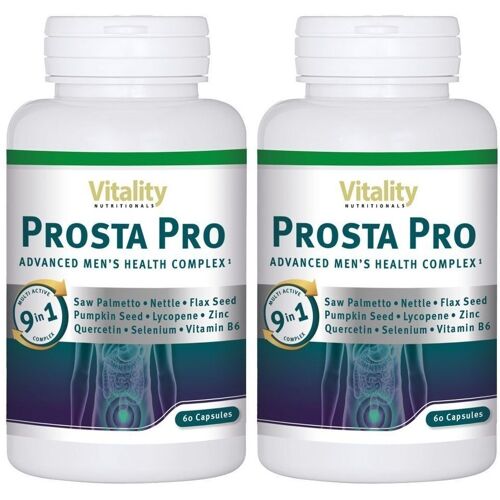 Vitality Prosta PRO Quercetin+Zink+Selen+Vitamin B6 Kapseln 2x 2x43,1 g