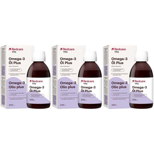 Redcare von Shop Apotheke Redcare Vita Omega-3 Öl Plus x3 3x200 ml