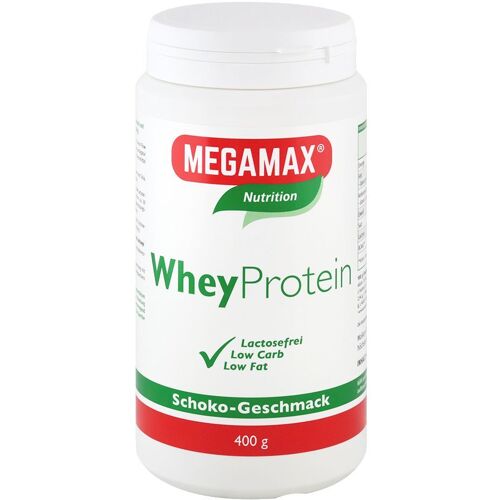 MEGAMAX Wheyprotein lactosefrei Schoko Pulver 400 g