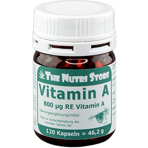 The Nutri Store Vitamin A 800 µg RE Kapseln 120 St