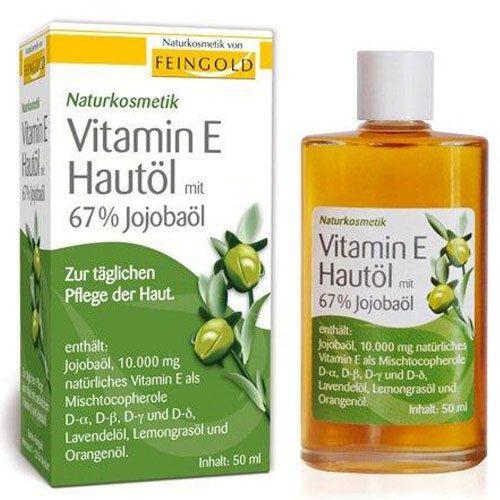 FEINGOLD Vitamin E Hautöl mit 67% Jojobaöl 50 ml Öl