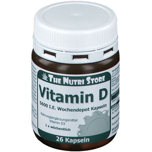 The Nutri Store Vitamin D 5600 I.e. Wochendepot Kapseln 26 St