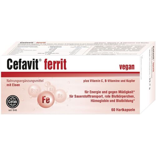 Cefavit ferrit Hartkapseln 60 St