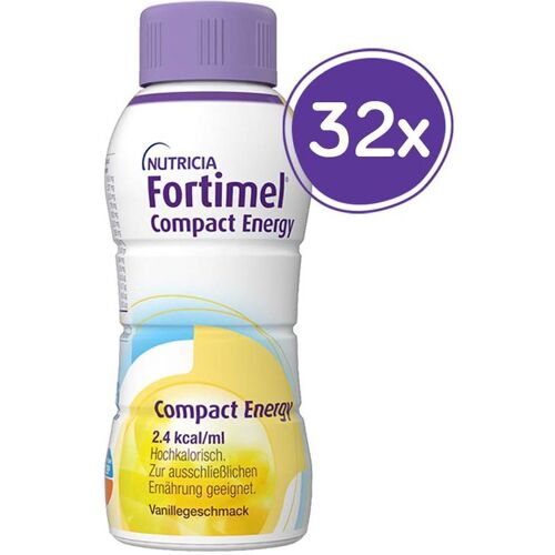 Fortimel Compact Energy Vanille 8x4x300 ml Flüssigkeit
