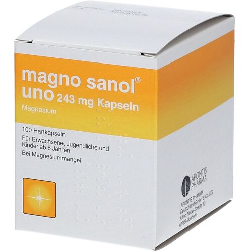 Magno Sanol uno 243 mg Kapseln 100 St Hartkapseln