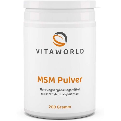 vitaworld MSM 100% rein Pulver 200 g