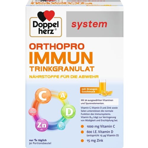 Doppelherz® system Doppelherz Orthopro Immun system Trinkgranulat 30 St Beutel