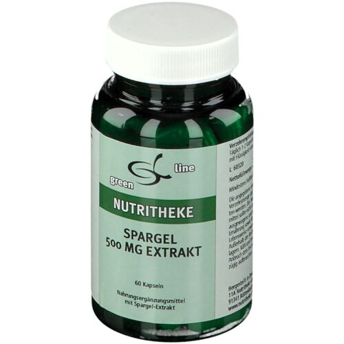 green line Spargel 500 mg Extrakt Kapseln 60 St