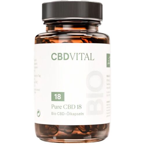 CBD Vital Pure 18 Kaps Bio 60 St Kapseln