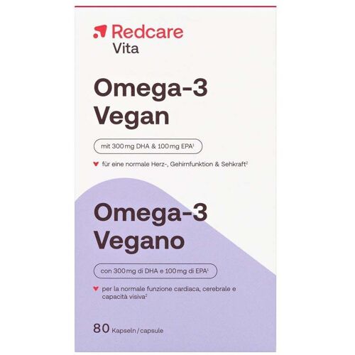 Redcare von Shop Apotheke Redcare Omega-3 vegan Weichkapseln 80 St Kapseln