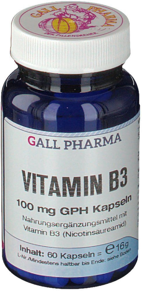 GALL PHARMA Vitamin B3 100 mg GPH Kapseln 60 St