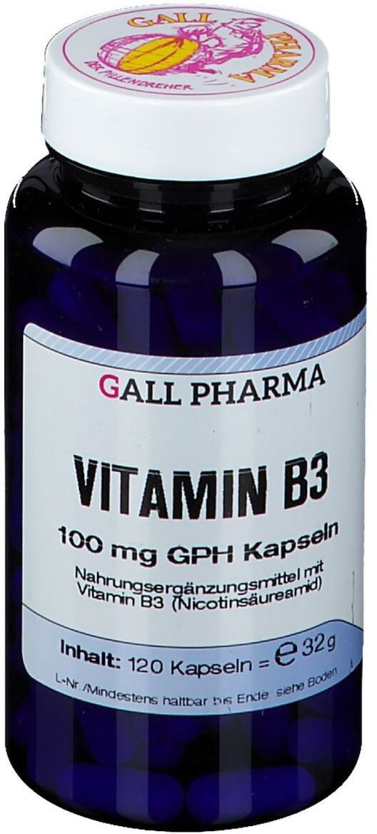 GALL PHARMA Vitamin B3 100 mg GPH Kapseln 120 St