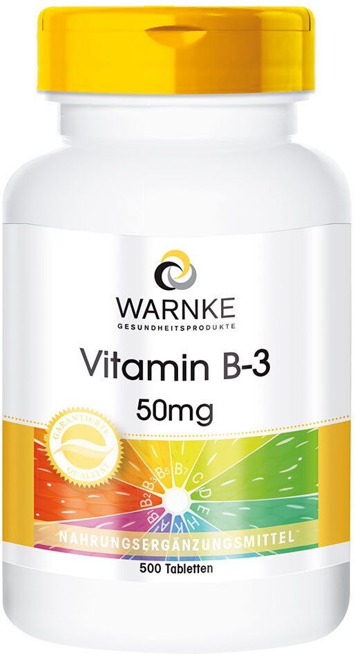 WARNKE Vitamin B3 50 mg Tabletten 500 St