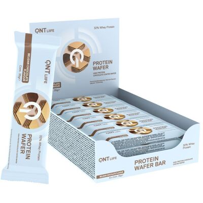 QNT Protein Wafer Chocolate 12x35 g Riegel QNT Protein Wafer Chocolate 12x35 g Riegel