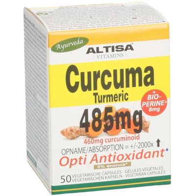 Altisa Kurkuma Piperin 485 mg - Nahrungsergänzung Altisa Kurkuma Piperin 485 mg - Nahrungsergänzung