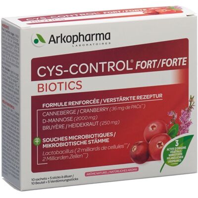 Arkopharma Cys-Control Forte Biotics Btl 15 Stk St Beutel Arkopharma Cys-Control Forte Biotics Btl 15 Stk St Beutel