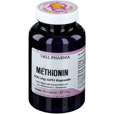 Hecht Pharma GmbH Methionin 500 mg Gph Kapseln 120 St Hecht Pharma GmbH Methionin 500 mg Gph Kapseln 120 St