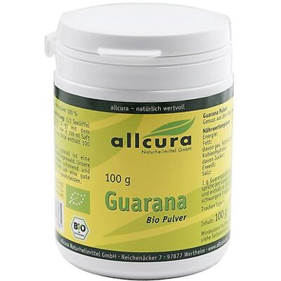 Allcura Guarana - Pulver - Nahrungsergänzung Allcura Guarana - Pulver - Nahrungsergänzung