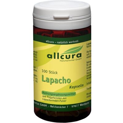 Allcura Naturheilmittel GmbH Lapacho Kapseln - Nahrungsergänzung Allcura Naturheilmittel GmbH Lapacho Kapseln - Nahrungsergänzung