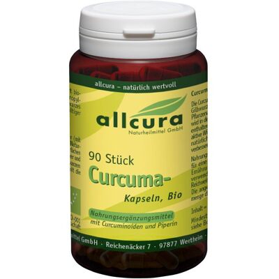 Allcura Bio-Turmerkapseln - Nahrungsergänzungsmittel Allcura Bio-Turmerkapseln - Nahrungsergänzungsmittel